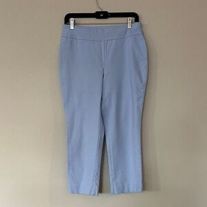 Chico's Soft Blue cropped Ankle Pants, size S or 0.5